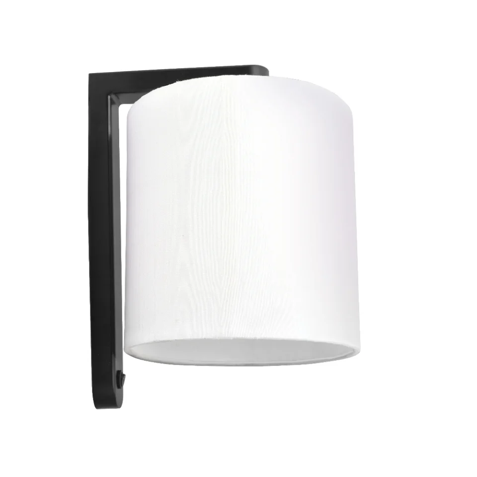 Jaquar 1 Lt Cylindrical Fabric L Shape Wall Lamp