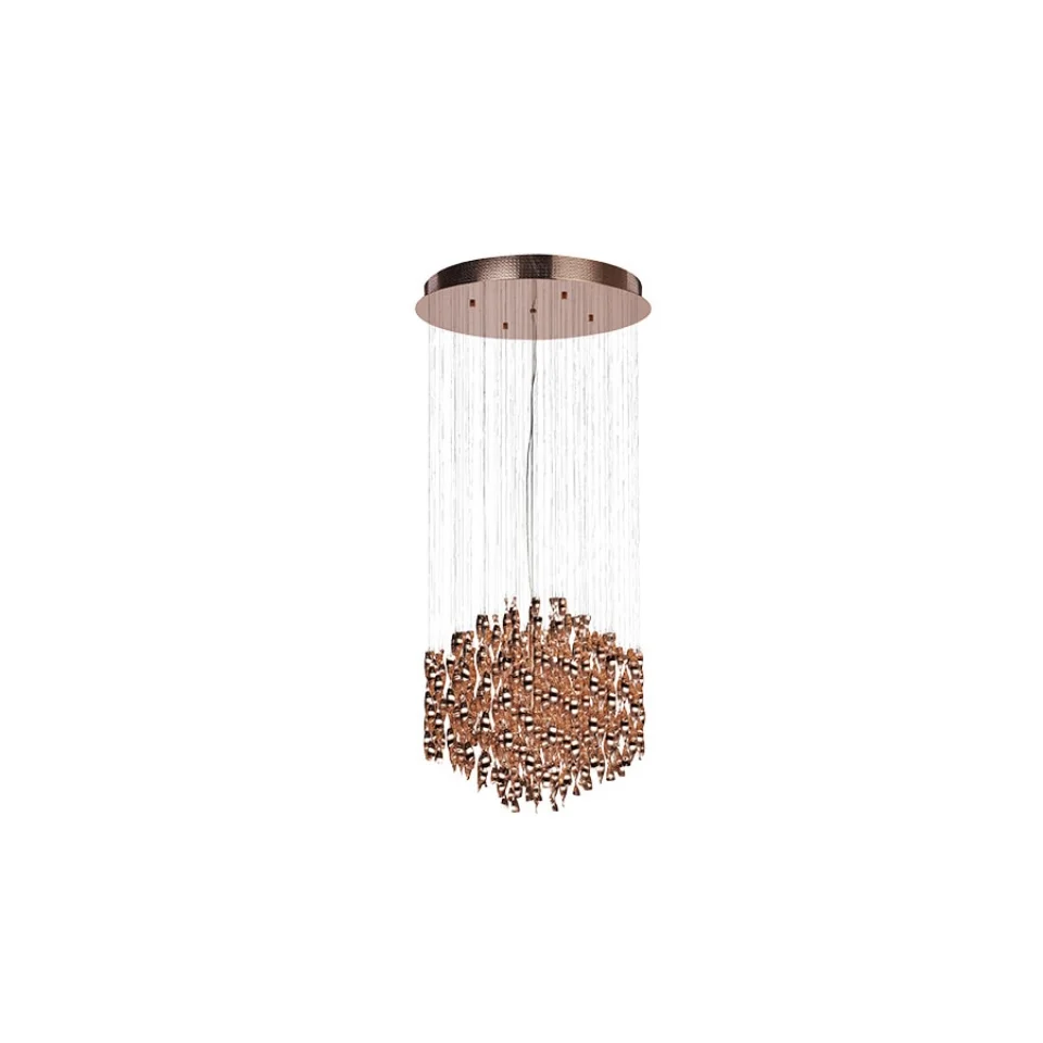 Jaquar Metal string Ceiling Light - Rose Gold