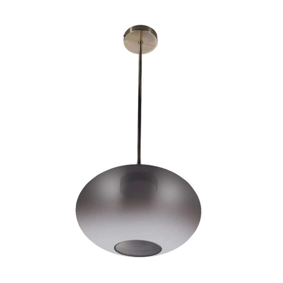 Jaquar 1 Lt Smoky Glass Pendant